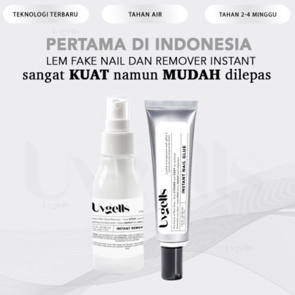 UvGels Instant Nail Solid Glue and Remover