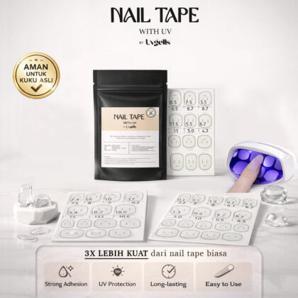 Nail Tape with UV - New upgraded 3 times stronger