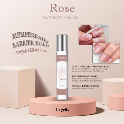 UVGELLS ROSE NUTRIENTS NAIL OIL – Vitamin for Damaged & Thin Nails