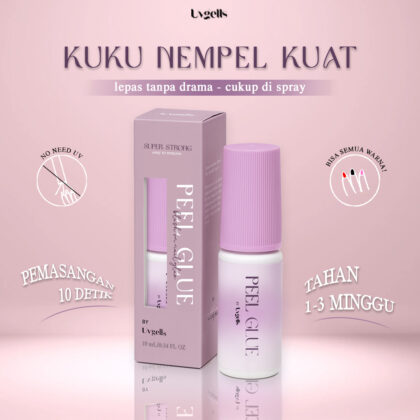 Peel-Off Nail Glue – Uvgells Blush-on glue Super Strong & Easy Removal